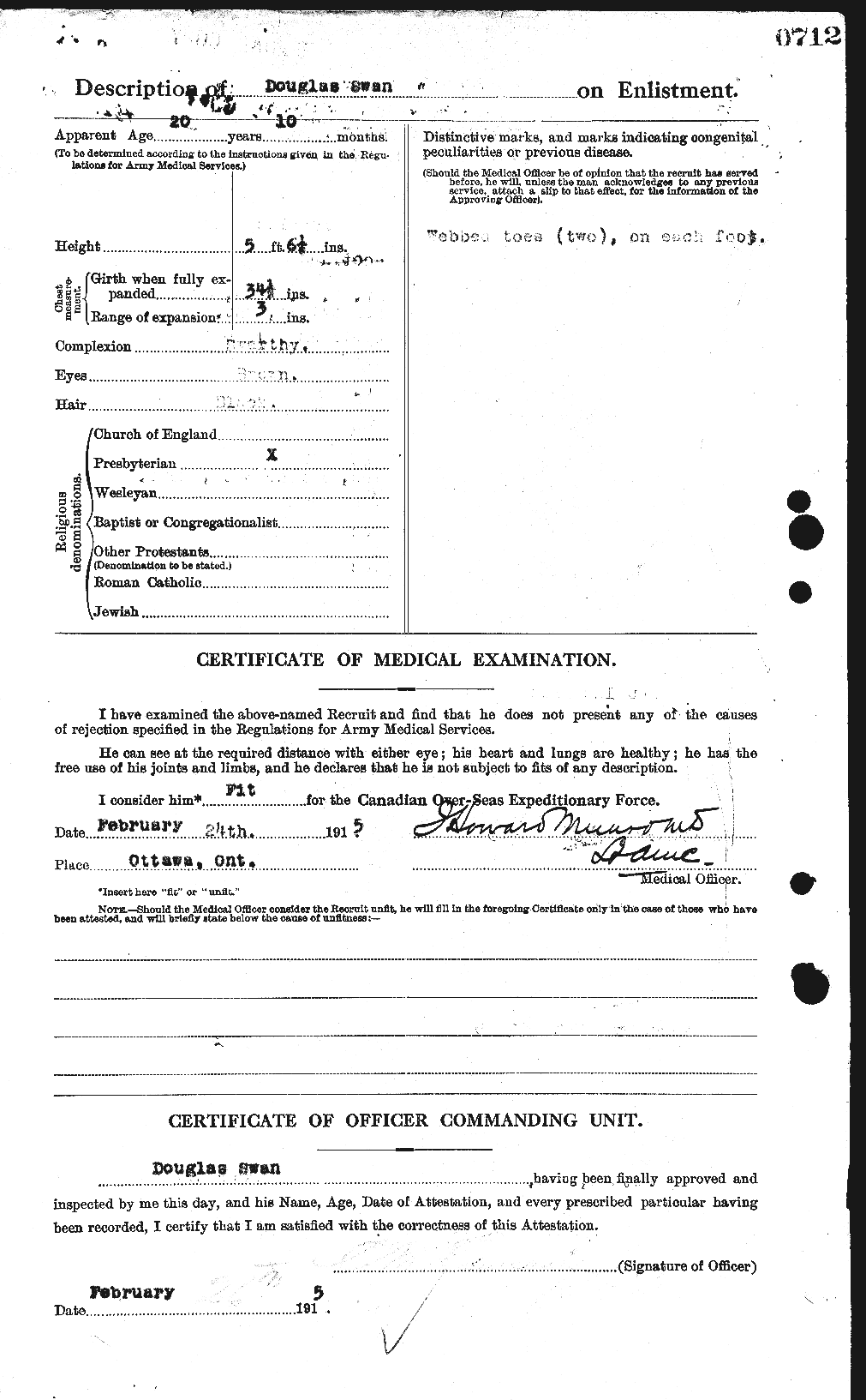 Personnel Records of the First World War - CEF 127374b