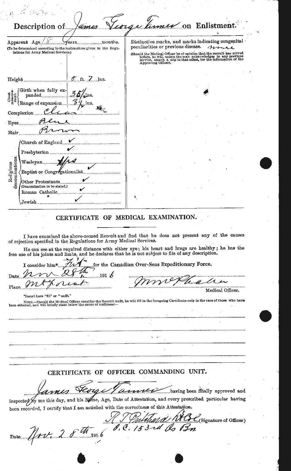 Personnel Records of the First World War - CEF 128307b