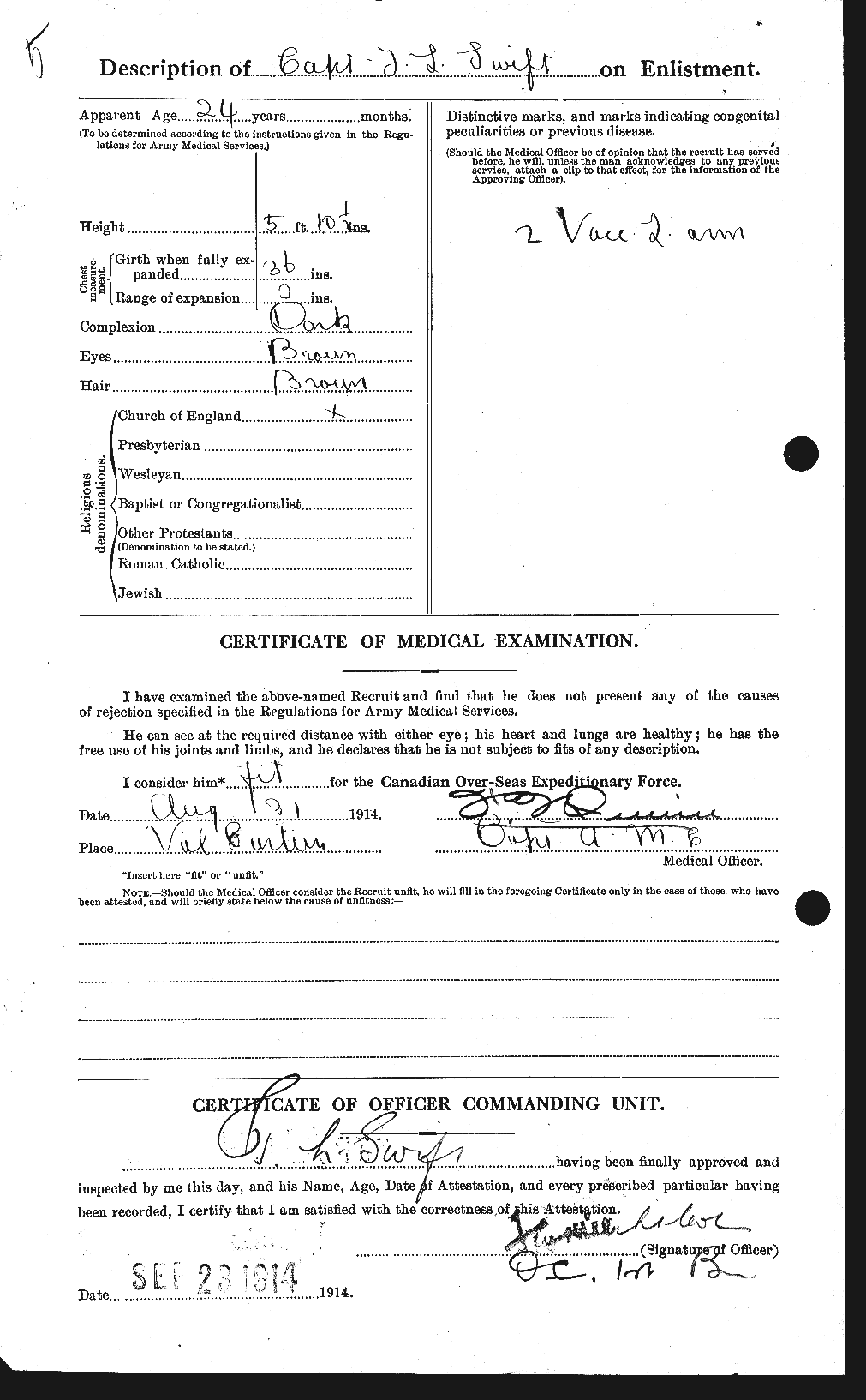 Personnel Records of the First World War - CEF 128518b