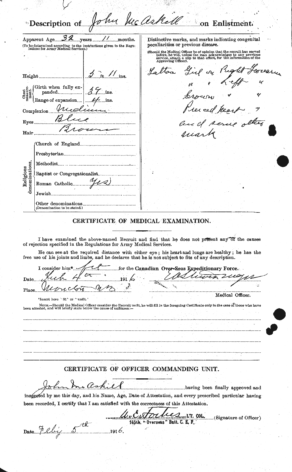 Personnel Records of the First World War - CEF 130558b
