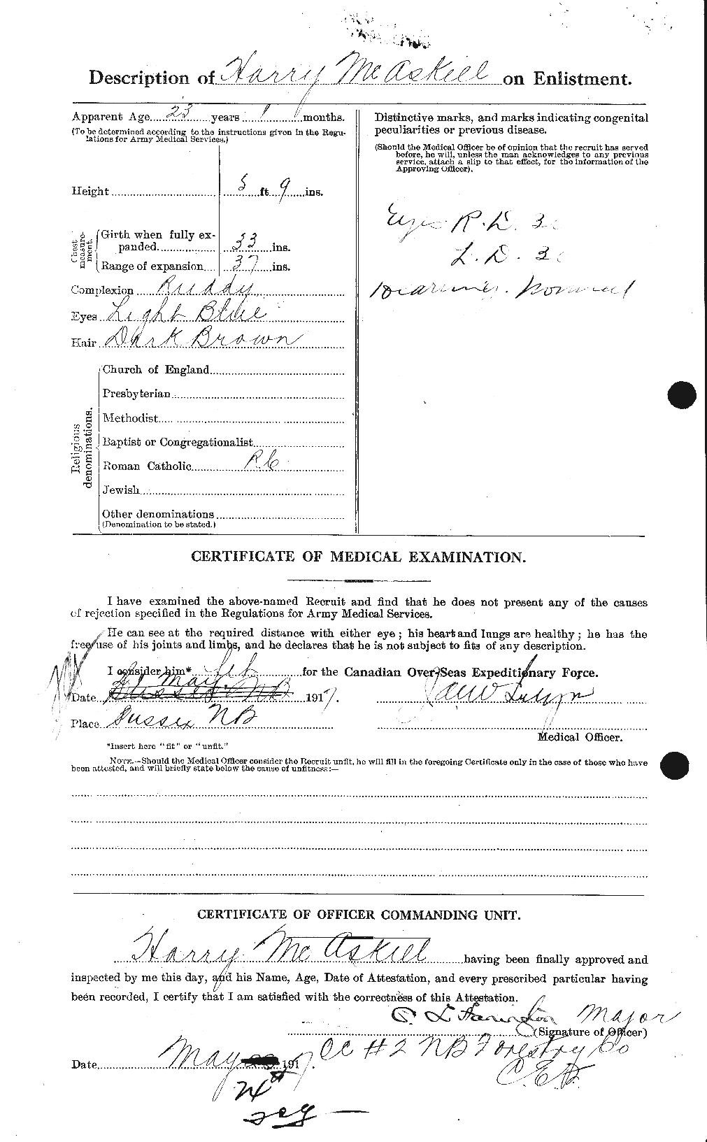 Personnel Records of the First World War - CEF 130561b