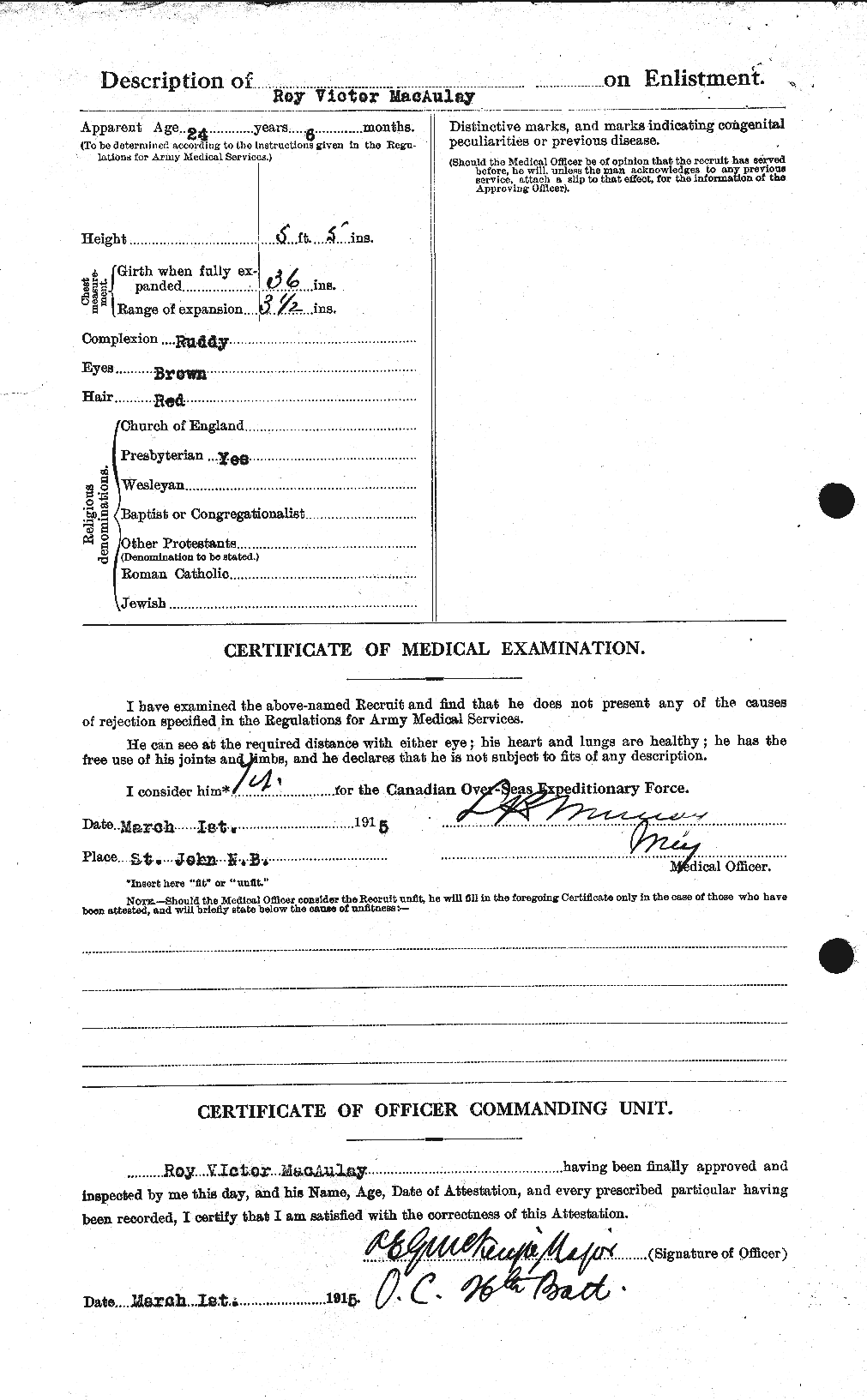 Personnel Records of the First World War - CEF 130728b
