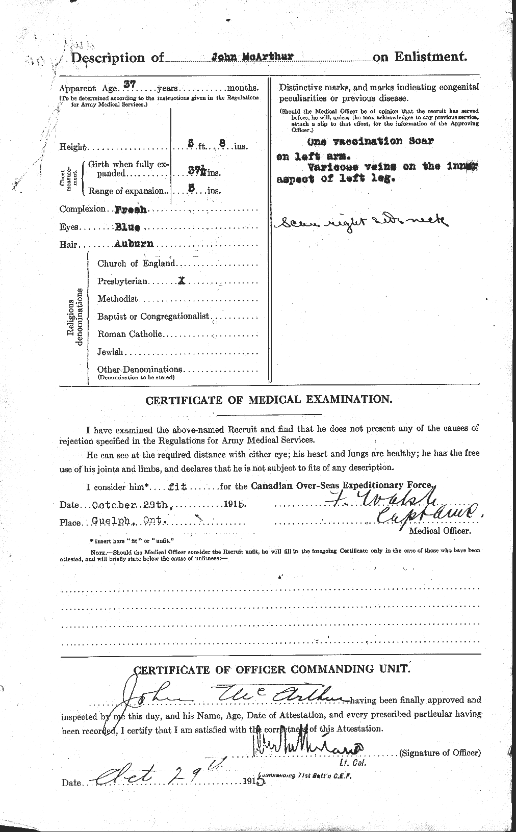 Personnel Records of the First World War - CEF 130847b