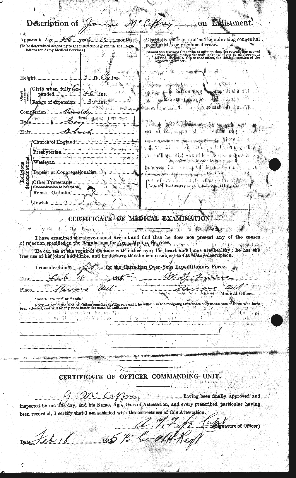 Personnel Records of the First World War - CEF 130916b