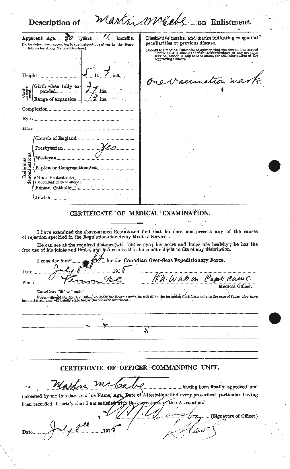 Personnel Records of the First World War - CEF 131229b