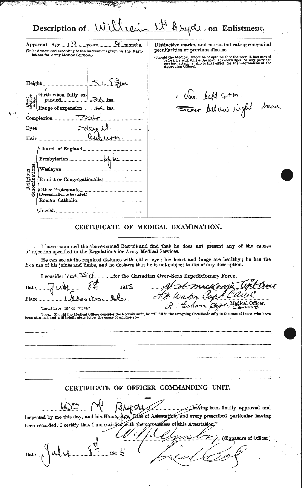 Personnel Records of the First World War - CEF 131333b