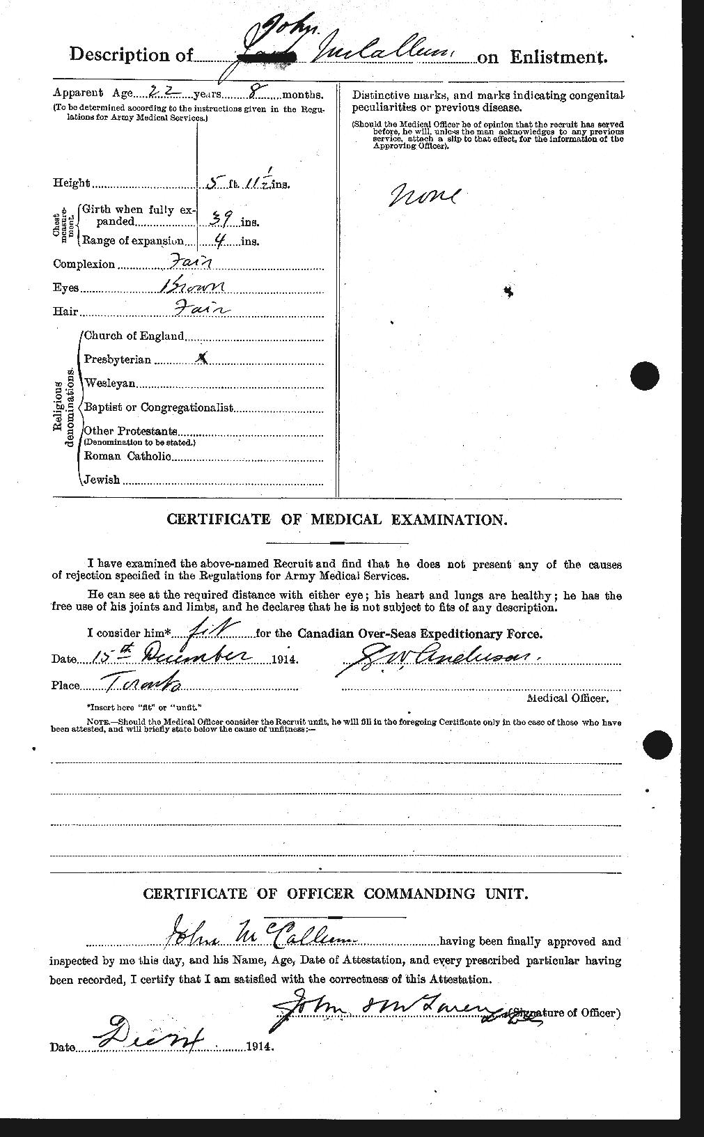 Personnel Records of the First World War - CEF 131534b