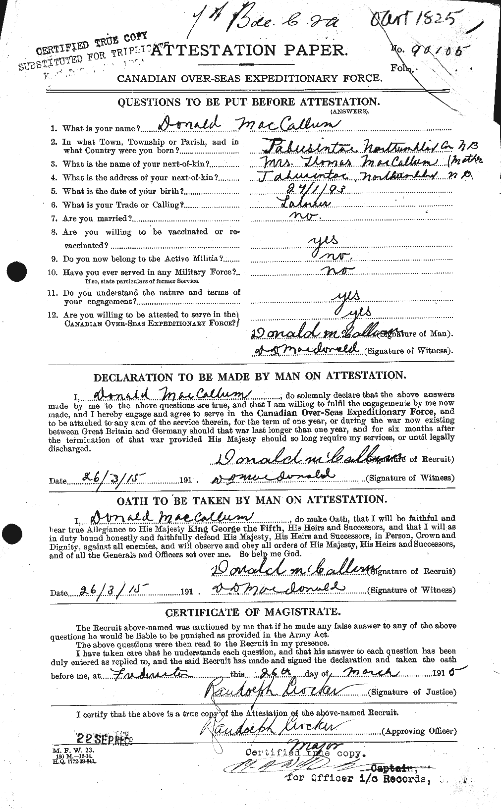 Personnel Records of the First World War - CEF 131637a