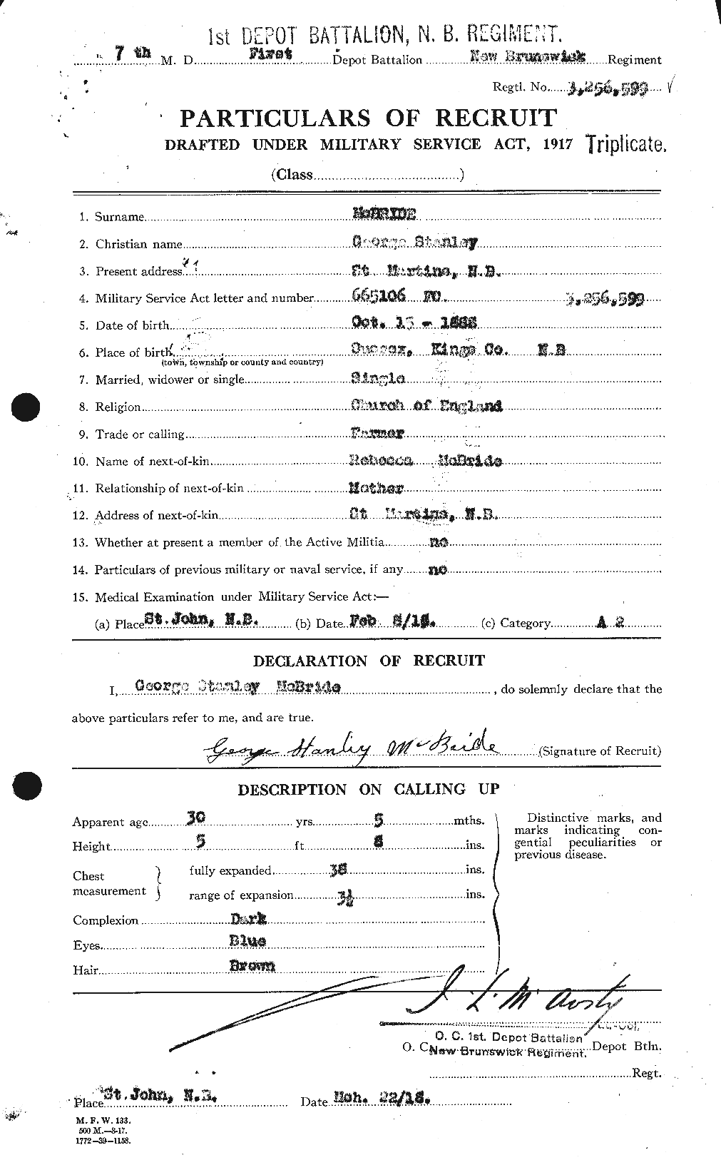 Personnel Records of the First World War - CEF 131937a