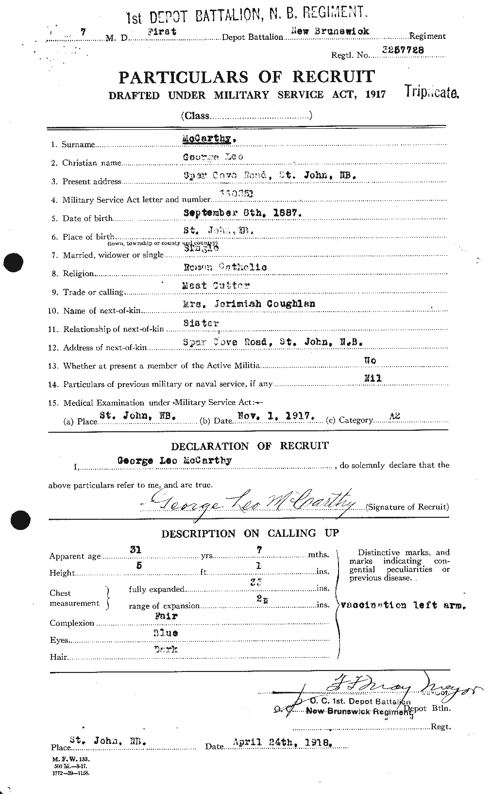 Personnel Records of the First World War - CEF 132226a
