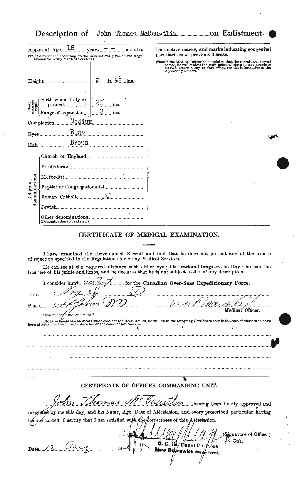Personnel Records of the First World War - CEF 132566b