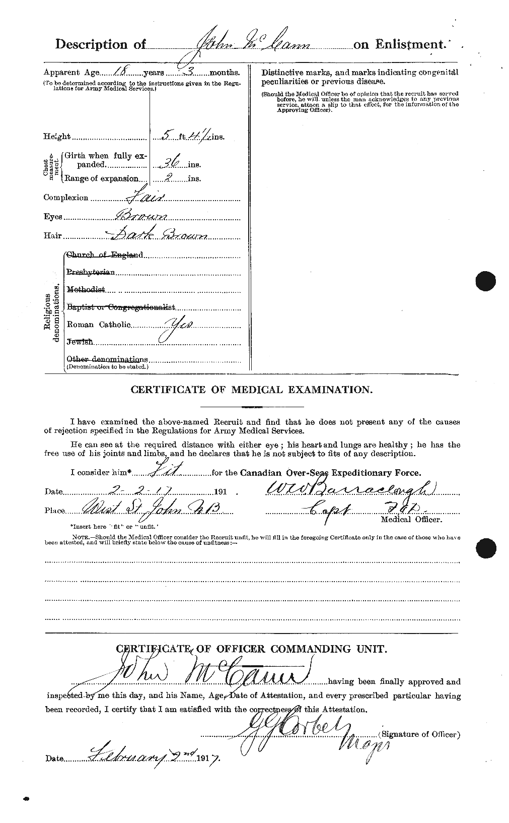 Personnel Records of the First World War - CEF 132726b