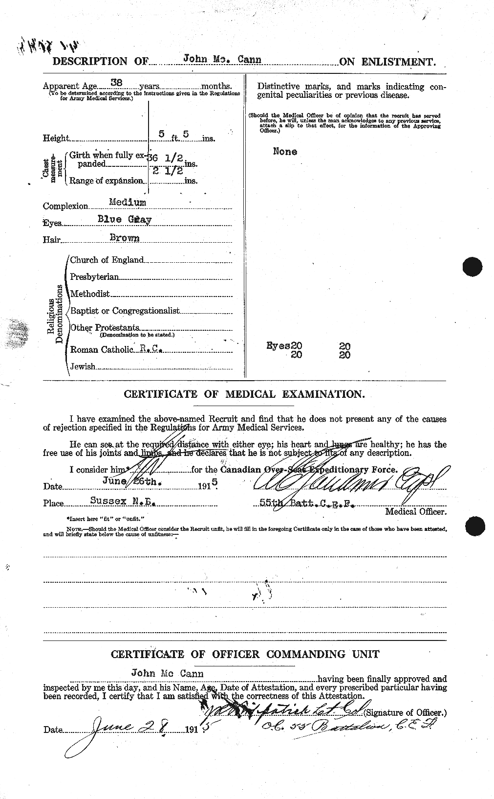 Personnel Records of the First World War - CEF 132727b