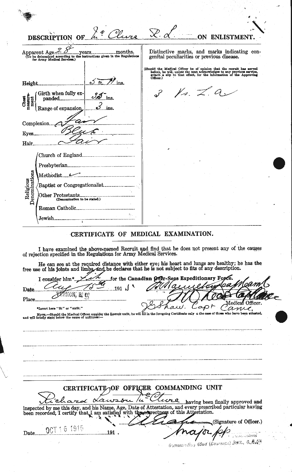Personnel Records of the First World War - CEF 133966b