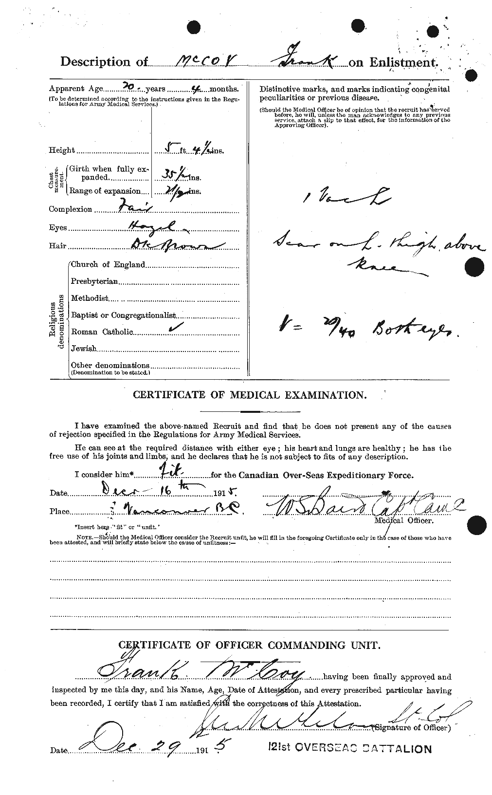 Personnel Records of the First World War - CEF 134861b