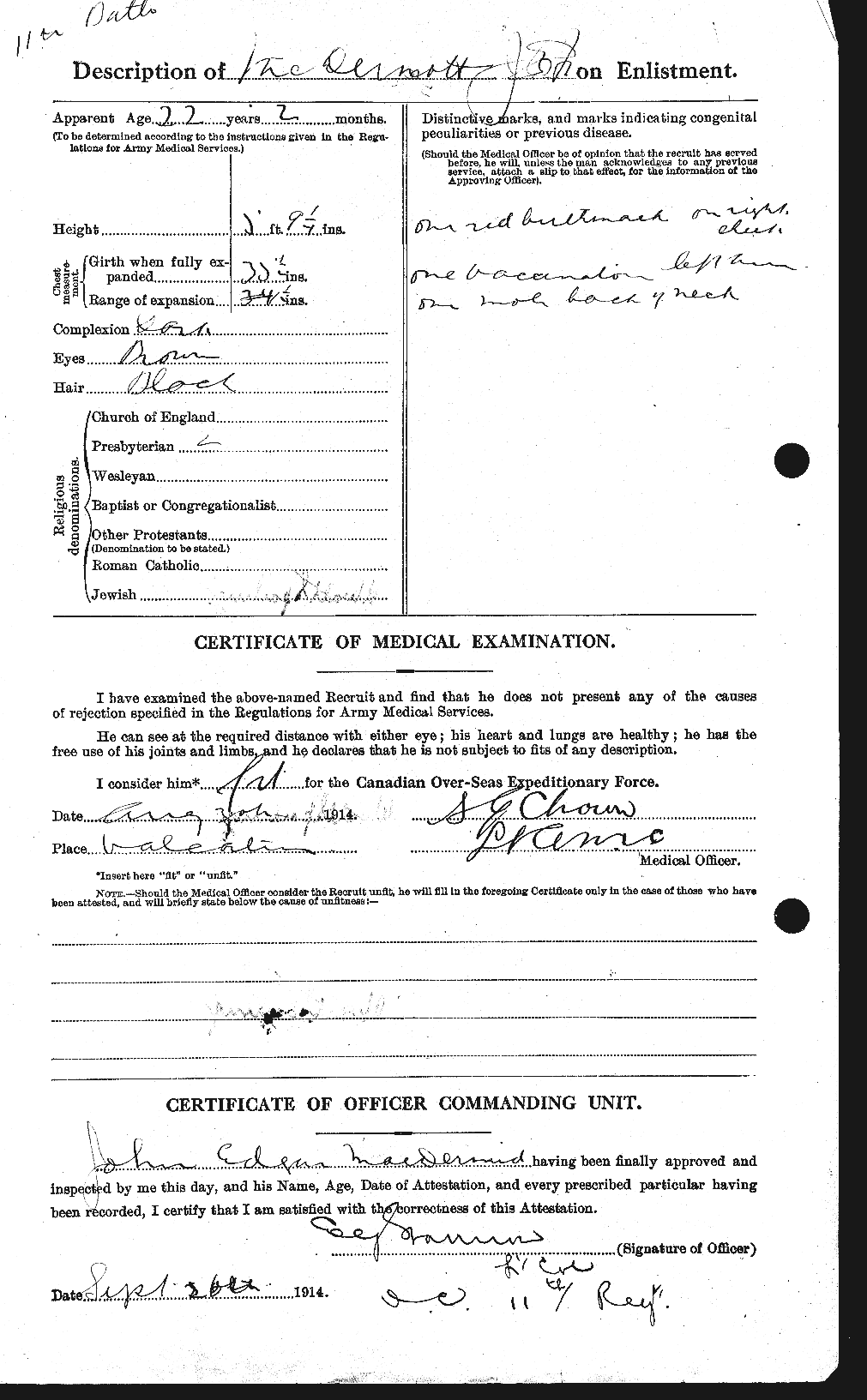 Personnel Records of the First World War - CEF 135813b
