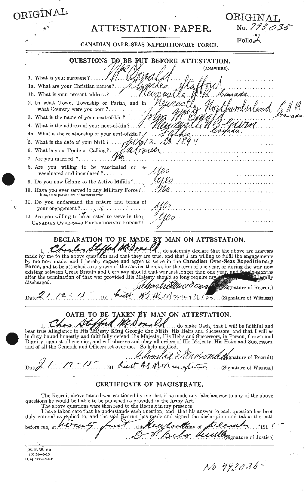 Personnel Records of the First World War - CEF 136381a