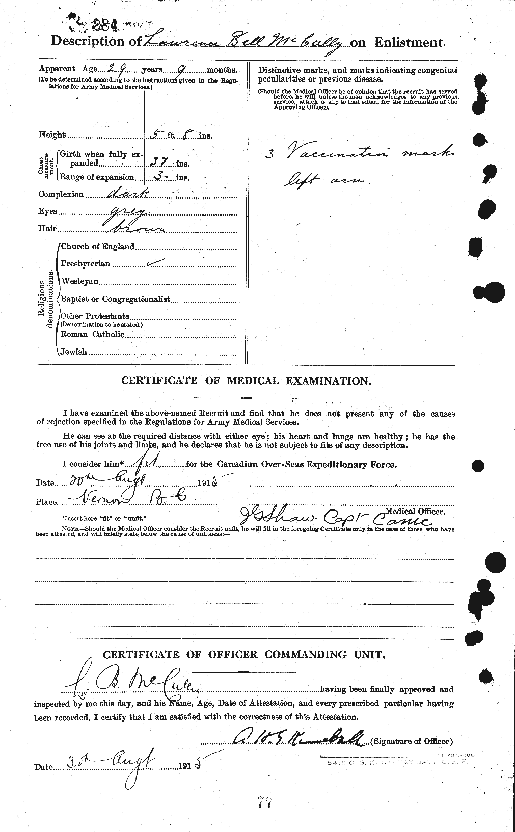Personnel Records of the First World War - CEF 136819b
