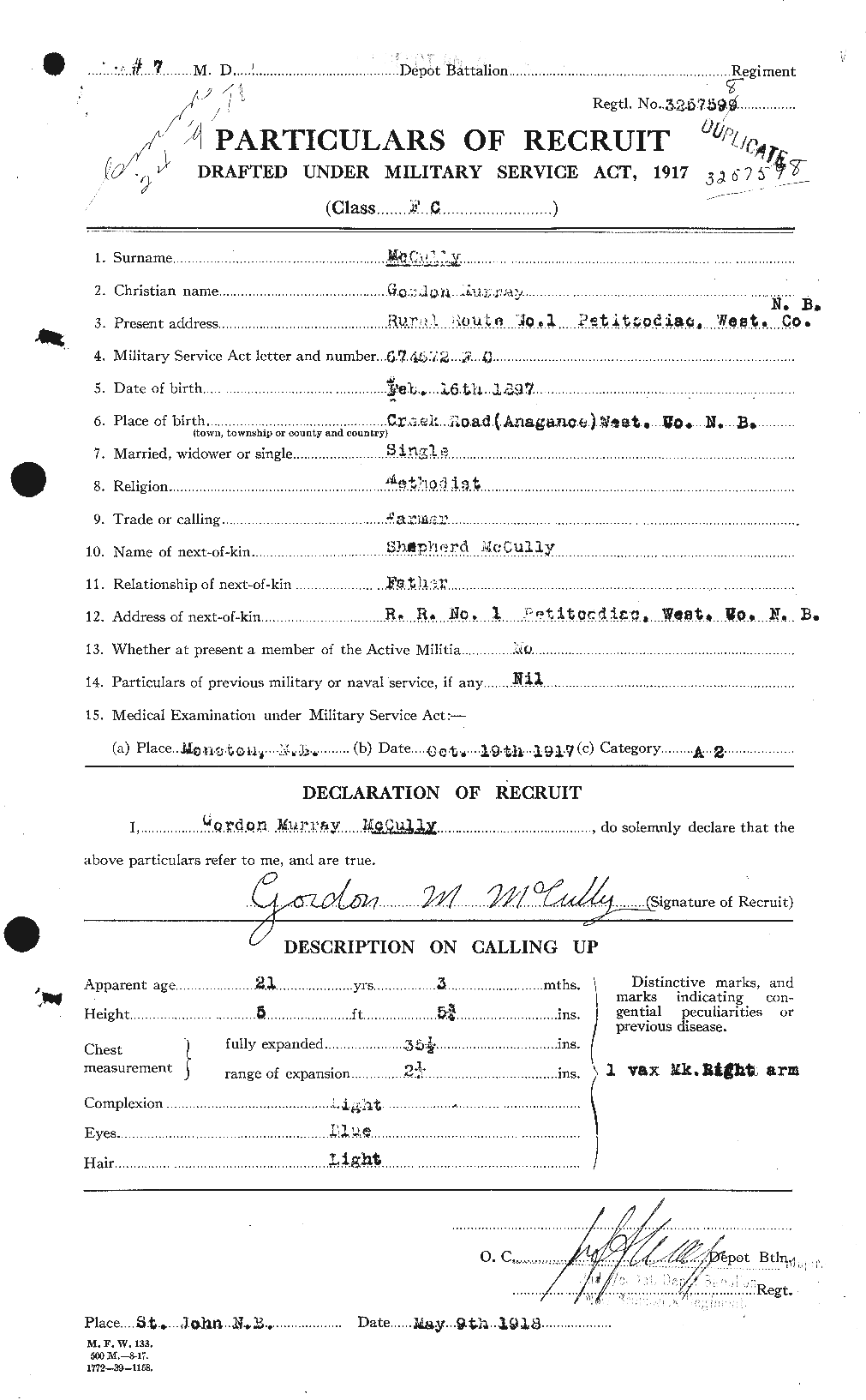 Personnel Records of the First World War - CEF 136823a
