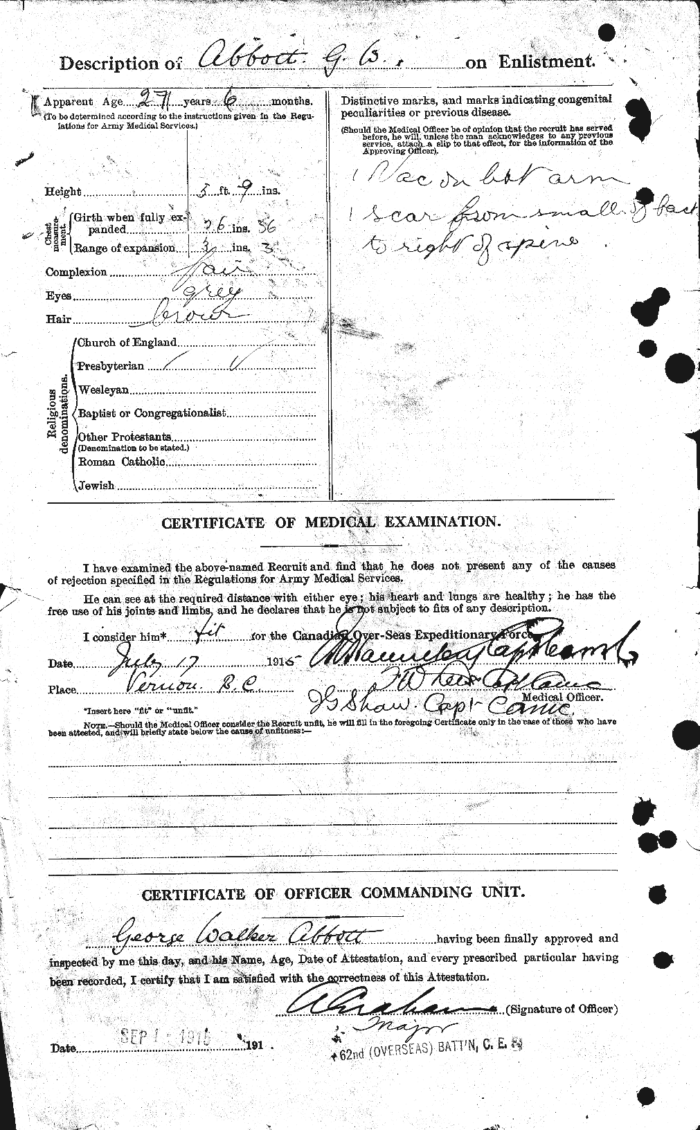 Personnel Records of the First World War - CEF 200946b