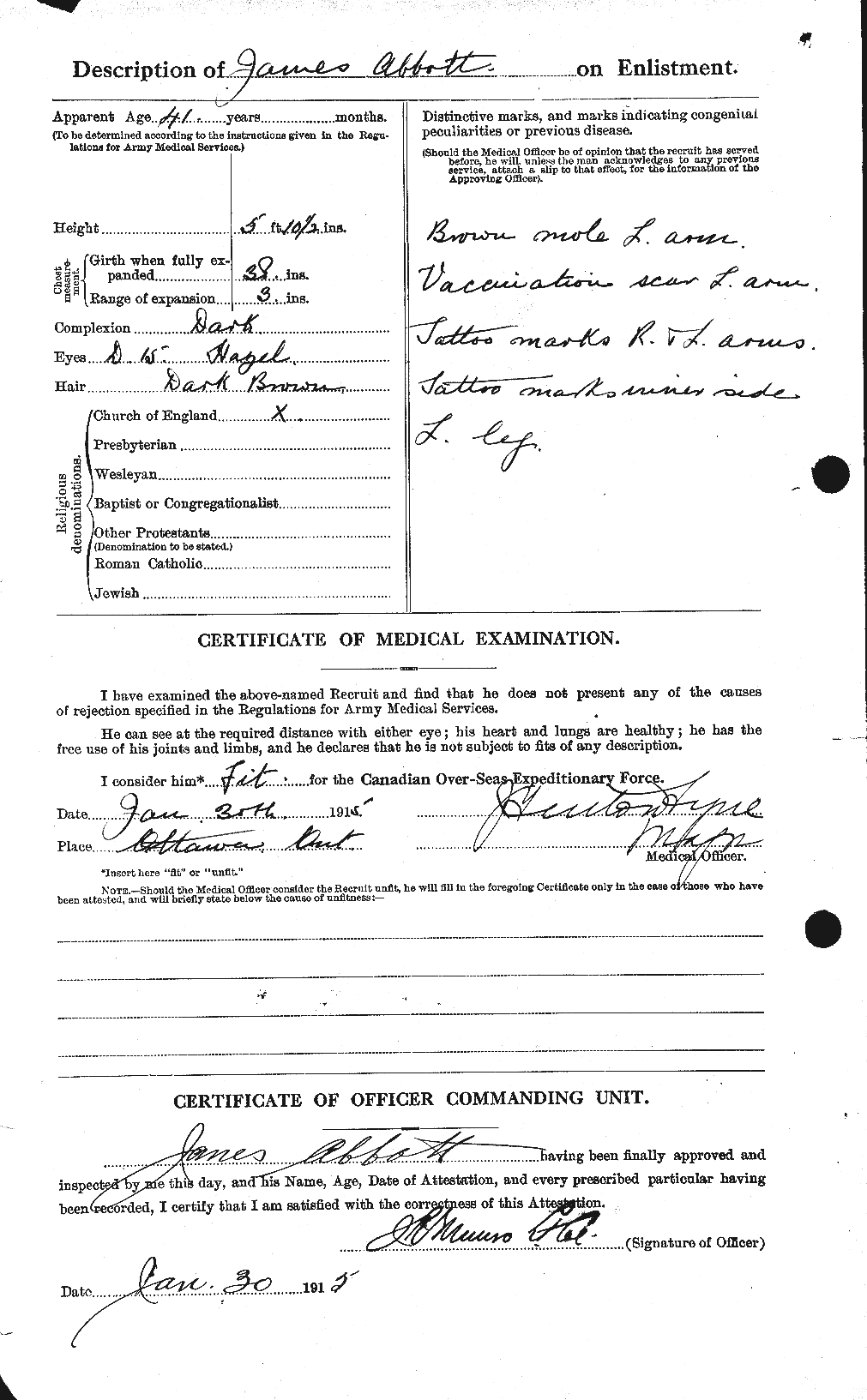 Personnel Records of the First World War - CEF 200975b