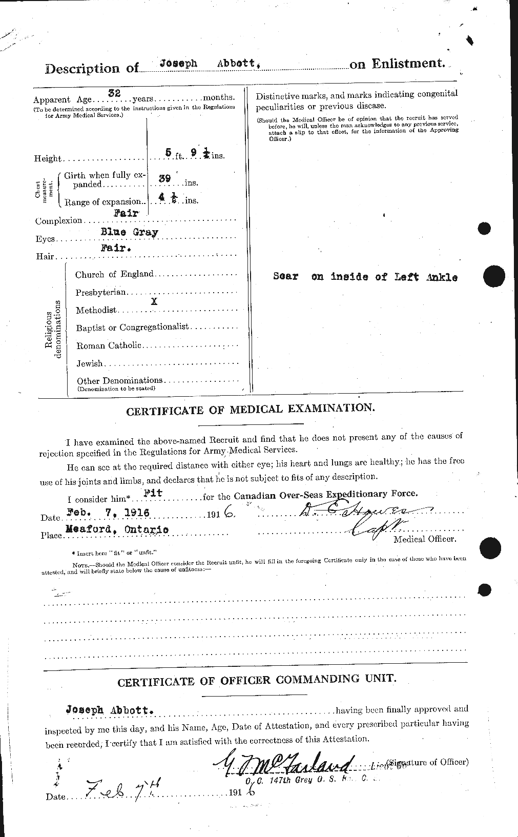 Personnel Records of the First World War - CEF 201001b