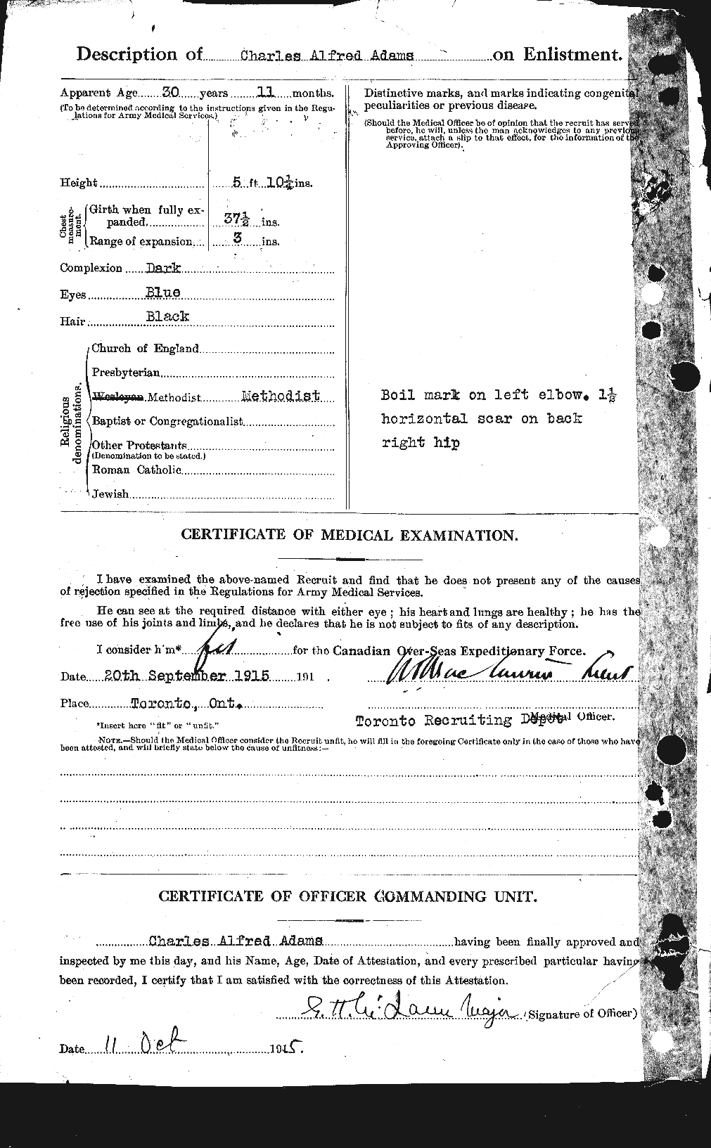 Personnel Records of the First World War - CEF 202058b