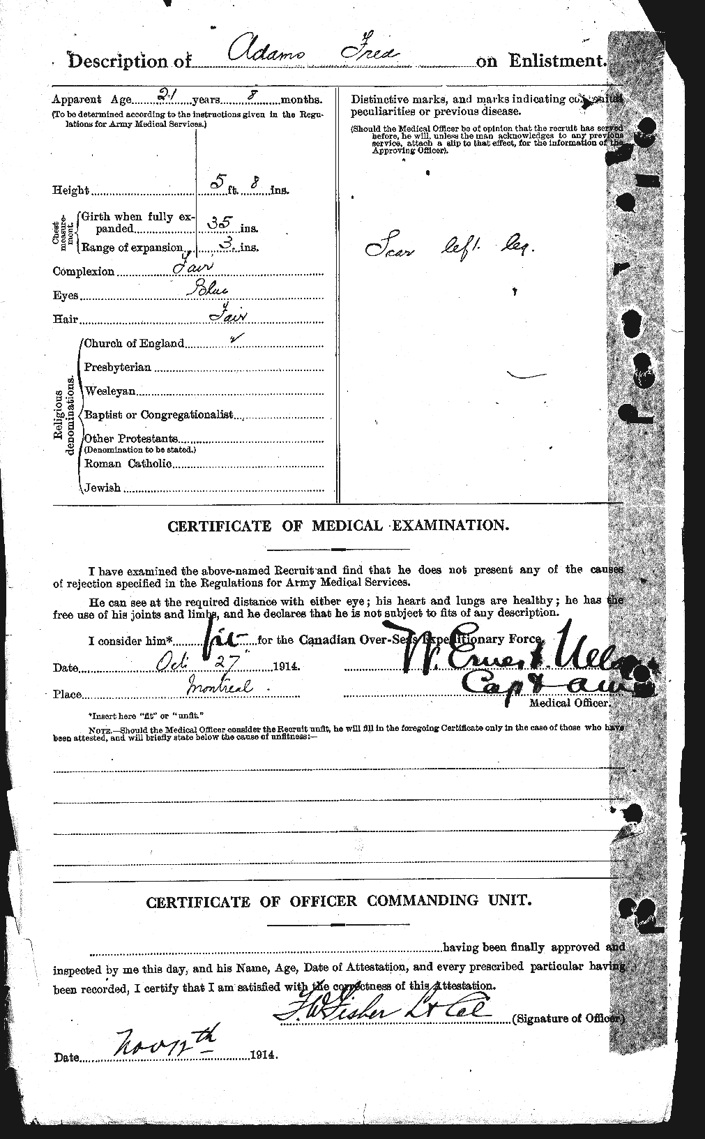 Personnel Records of the First World War - CEF 202677b
