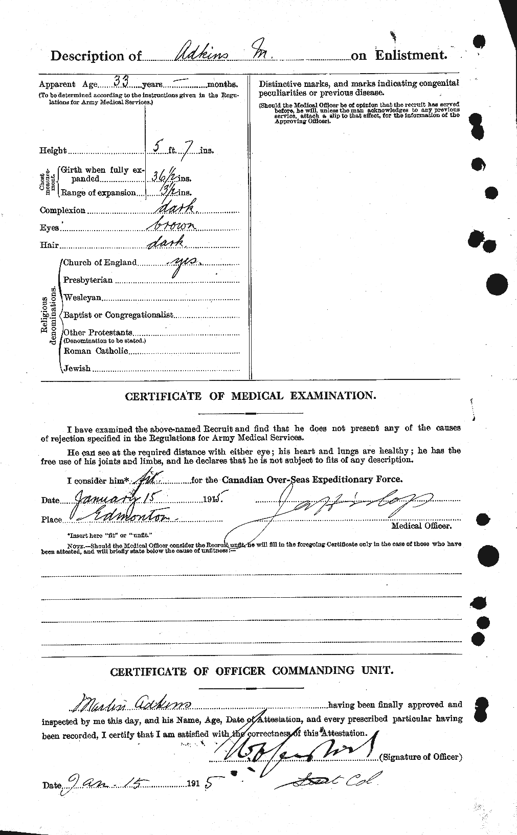 Personnel Records of the First World War - CEF 202838b
