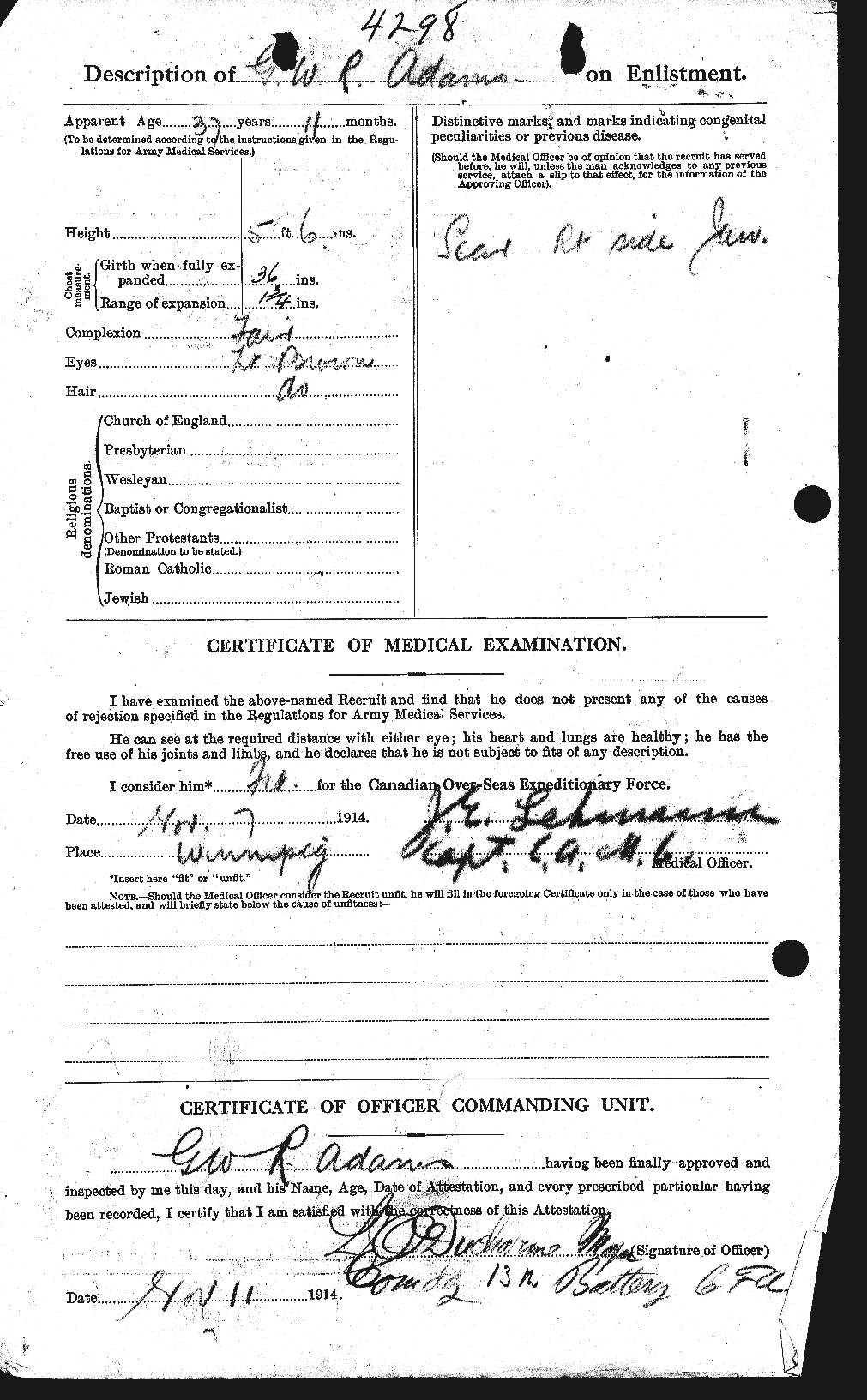 Personnel Records of the First World War - CEF 203128b