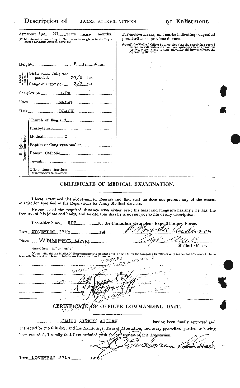 Personnel Records of the First World War - CEF 203389b