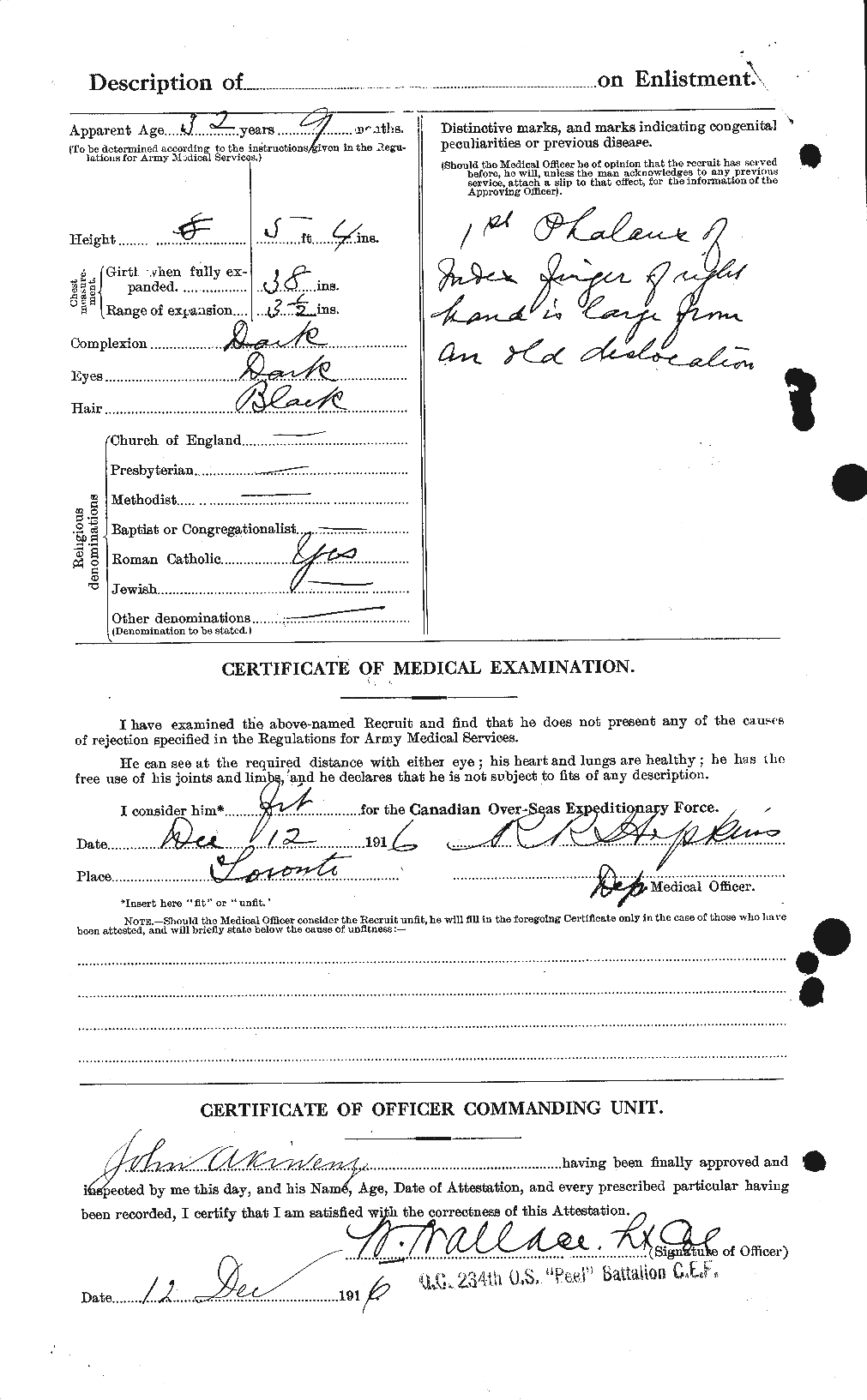 Personnel Records of the First World War - CEF 203591b