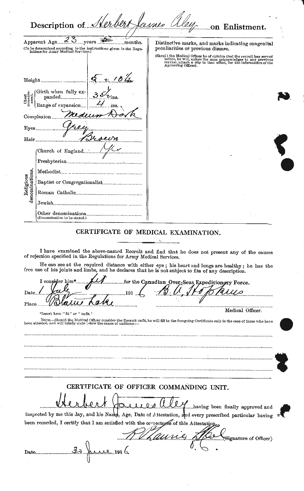 Personnel Records of the First World War - CEF 204464b