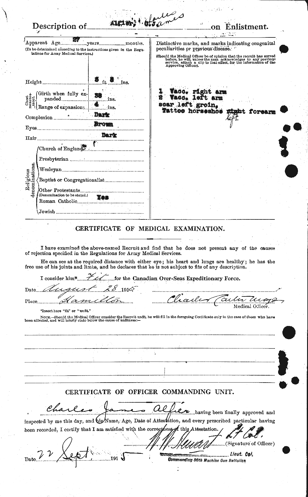 Personnel Records of the First World War - CEF 204474b