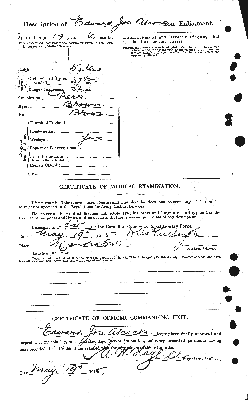 Personnel Records of the First World War - CEF 204738b