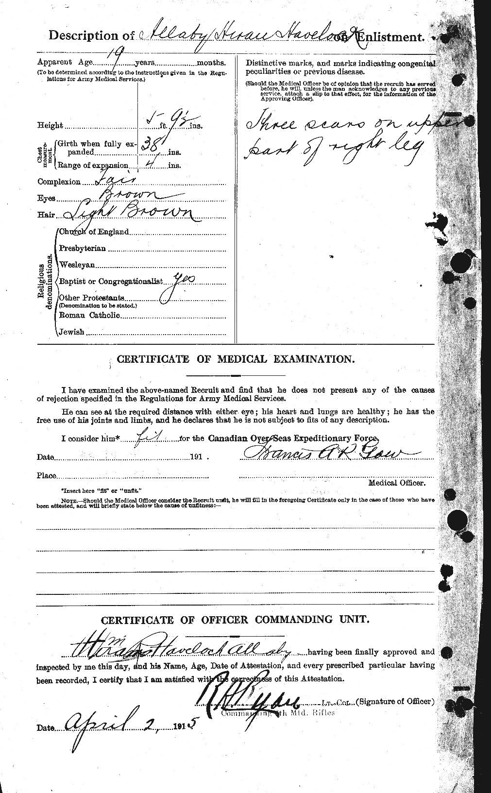 Personnel Records of the First World War - CEF 205126b