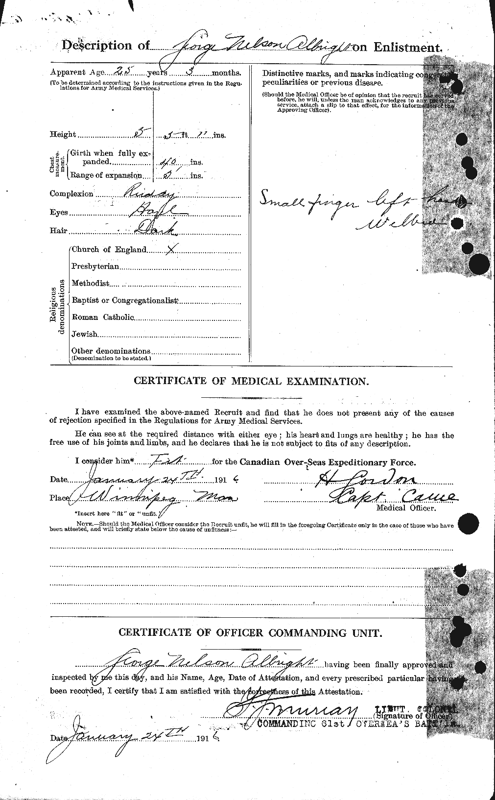 Personnel Records of the First World War - CEF 205673b