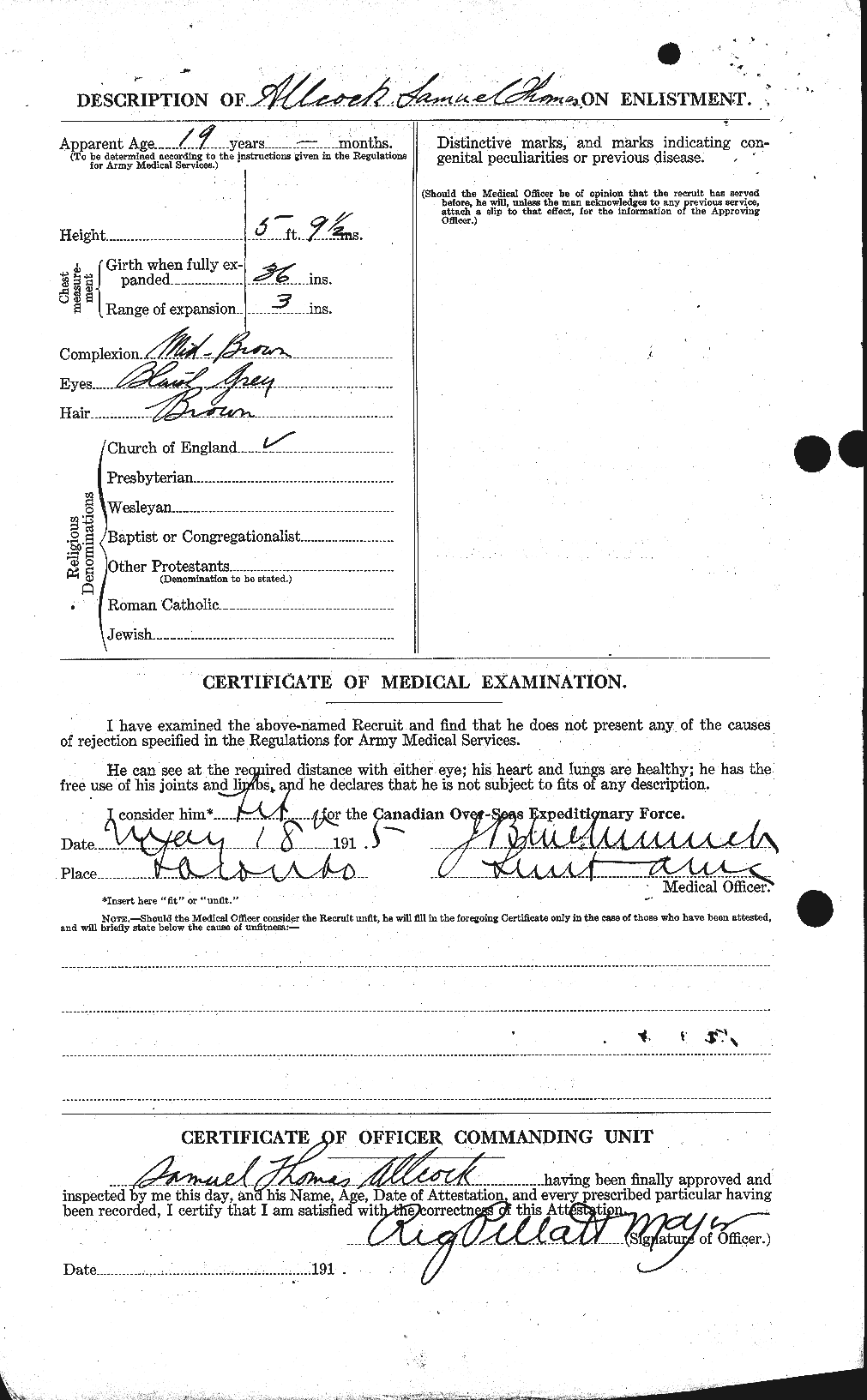 Personnel Records of the First World War - CEF 205695b