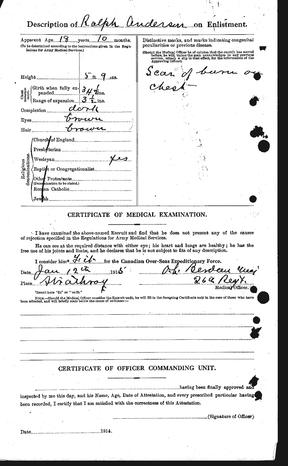 Personnel Records of the First World War - CEF 207336b