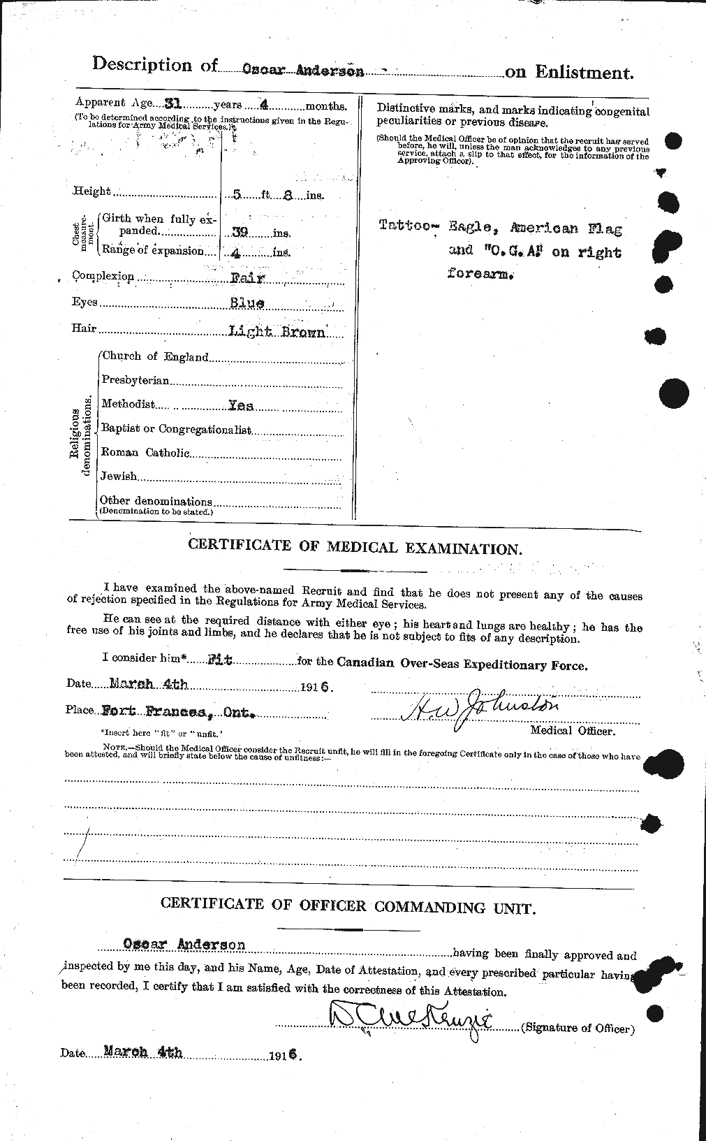 Personnel Records of the First World War - CEF 207388b