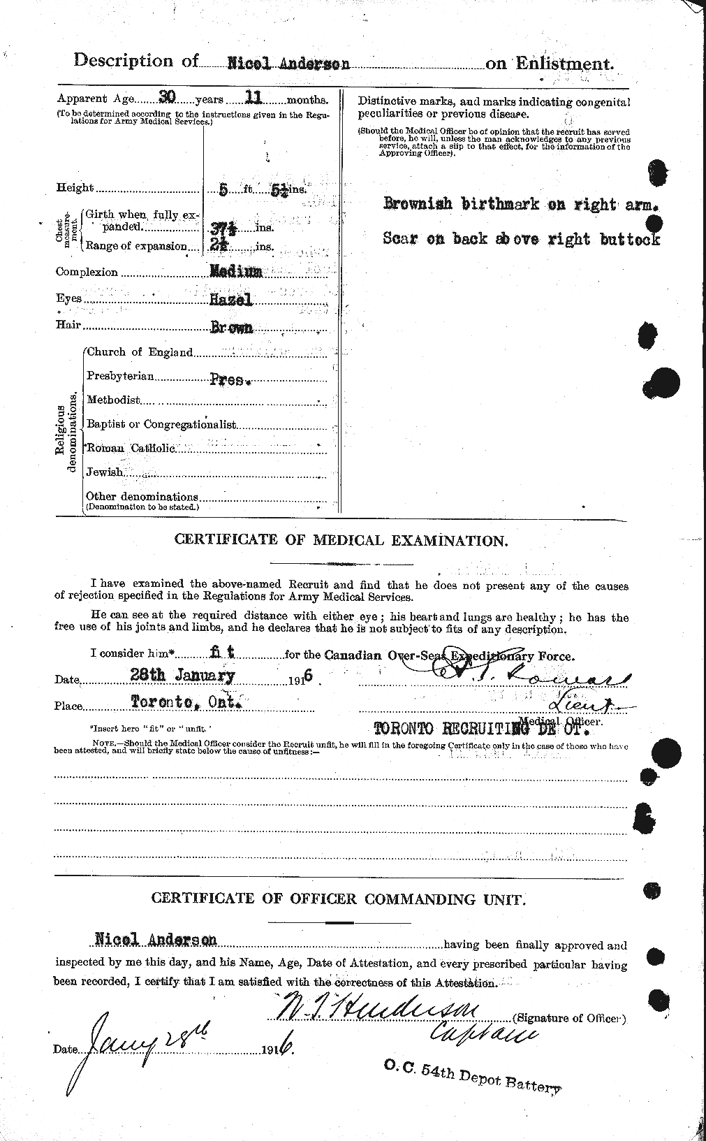 Personnel Records of the First World War - CEF 207420b