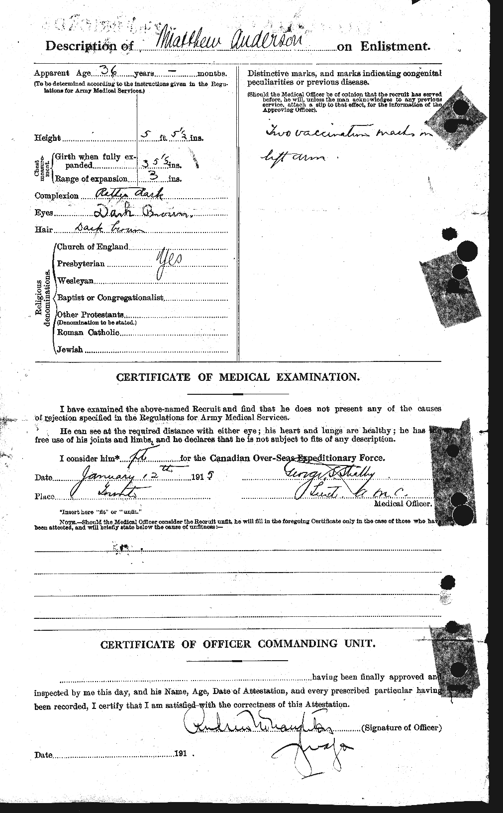 Personnel Records of the First World War - CEF 207467b