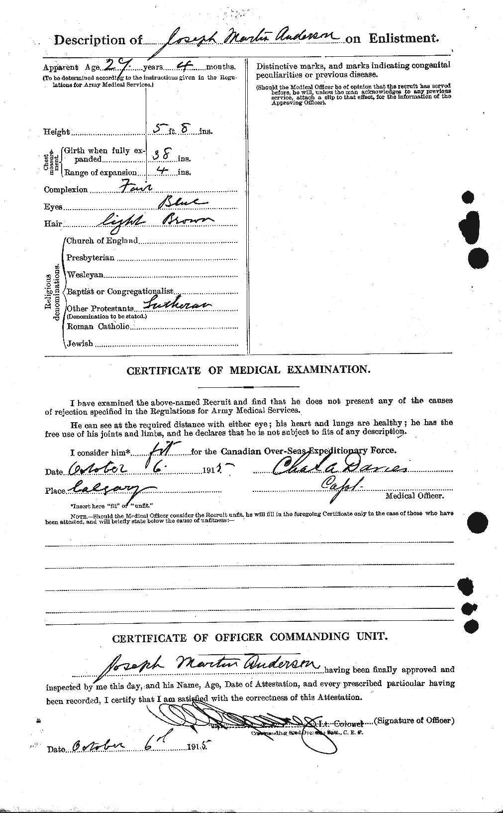 Personnel Records of the First World War - CEF 207560b