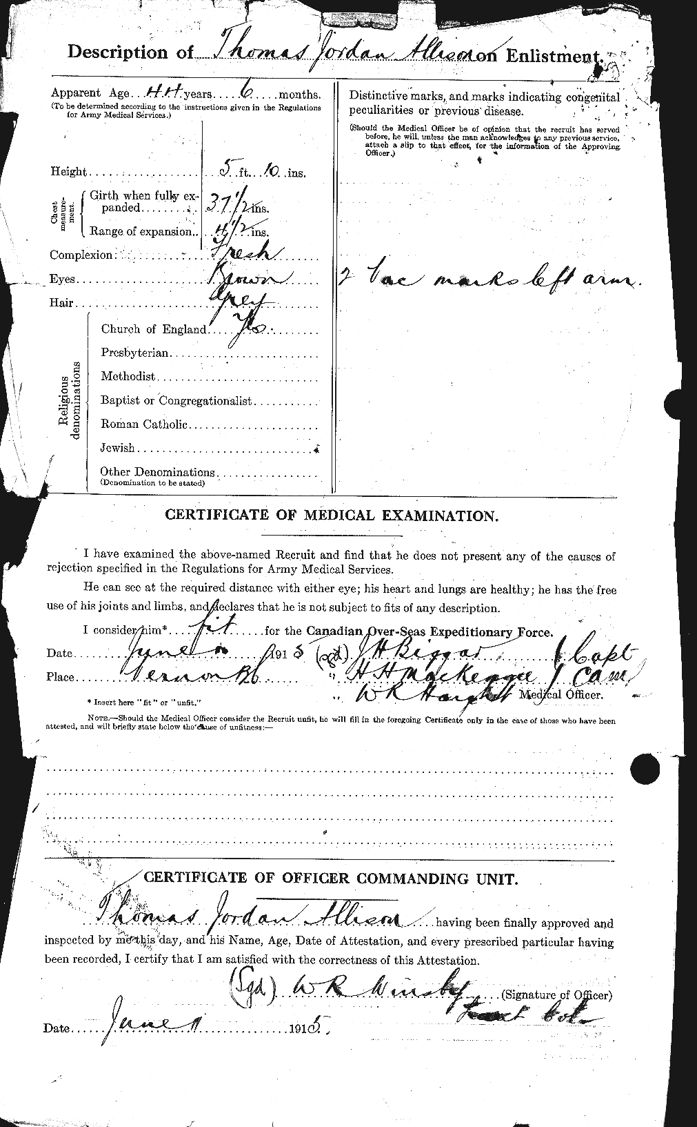 Personnel Records of the First World War - CEF 208473b