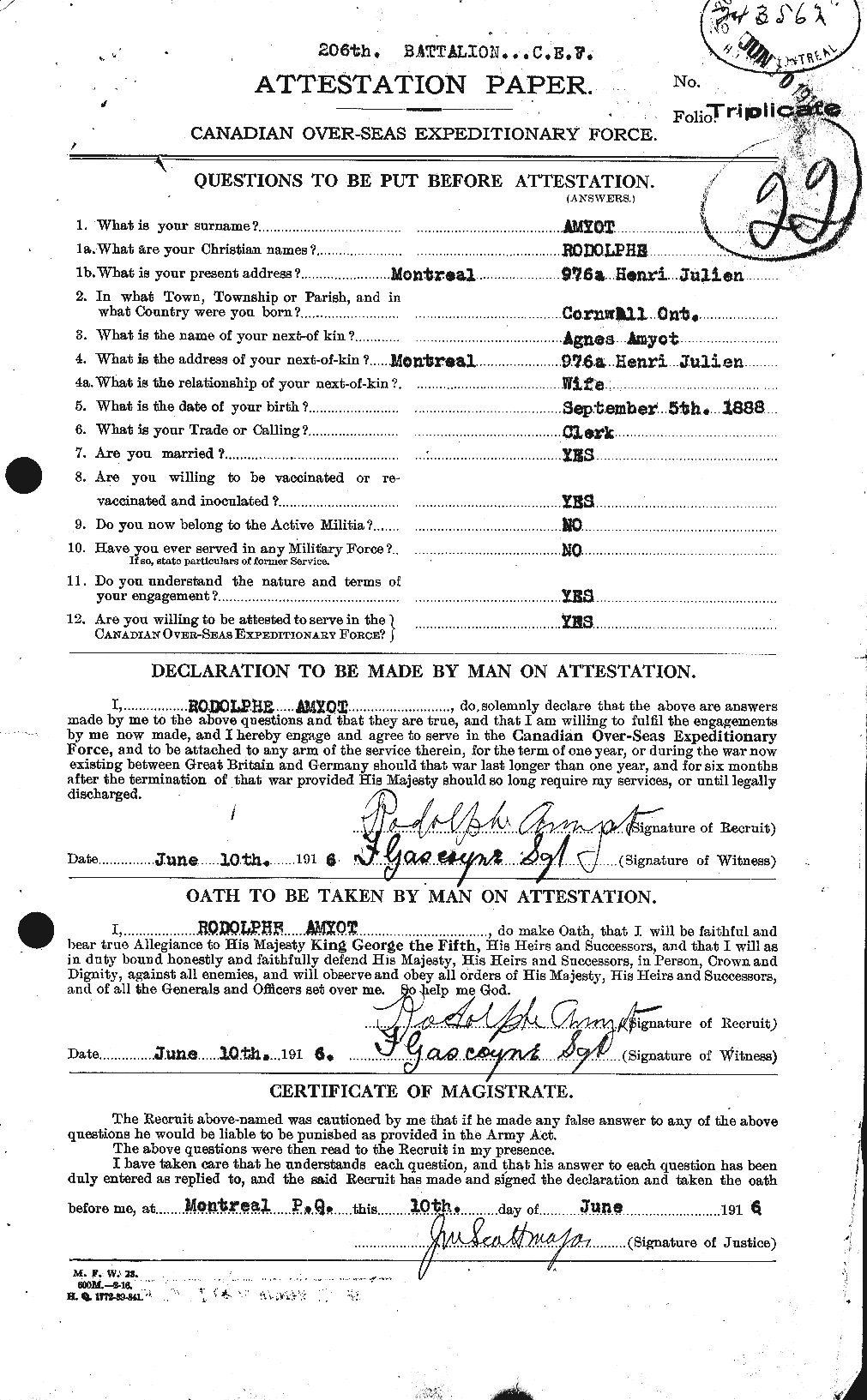 Personnel Records of the First World War - CEF 208568a