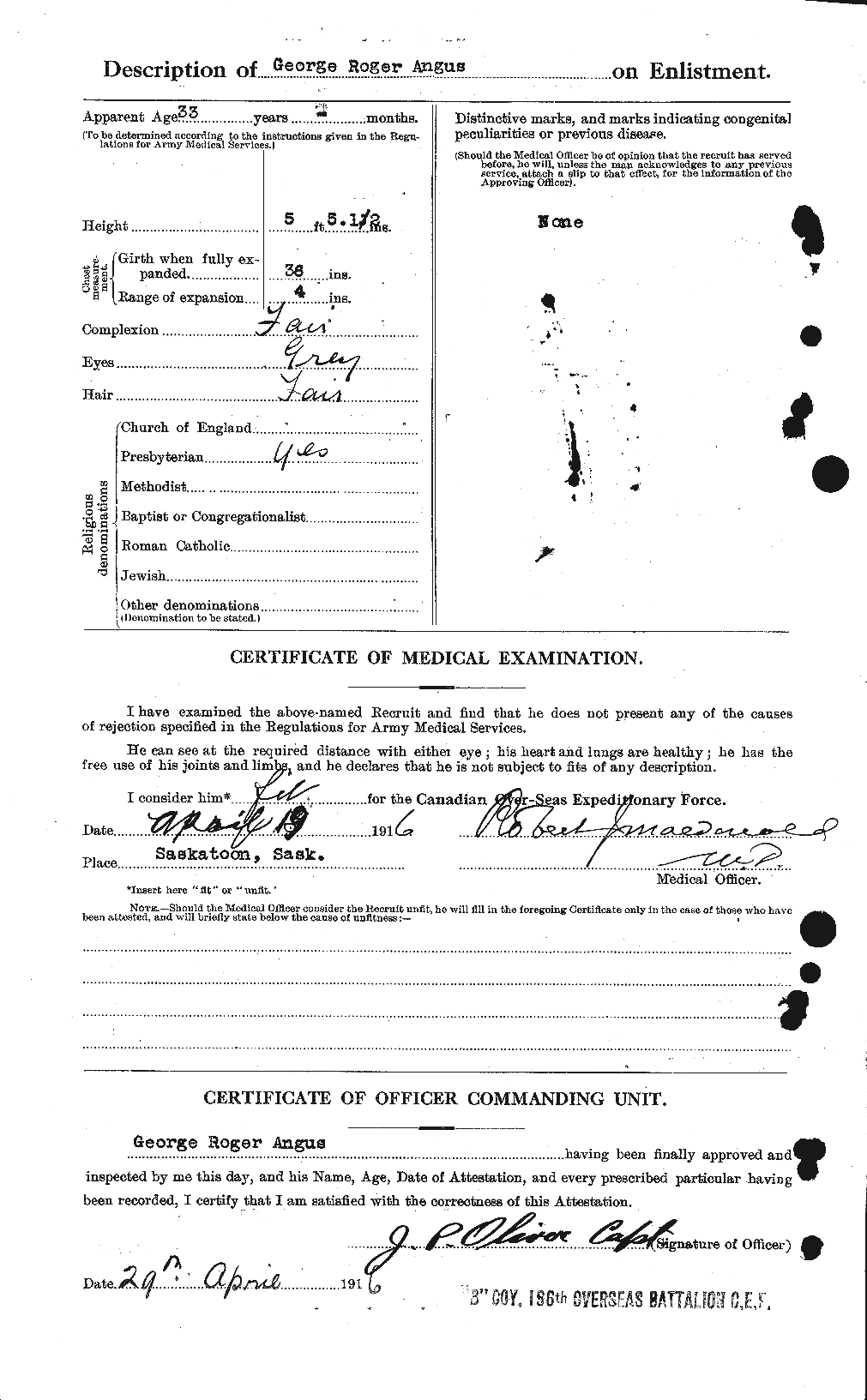 Personnel Records of the First World War - CEF 209089b