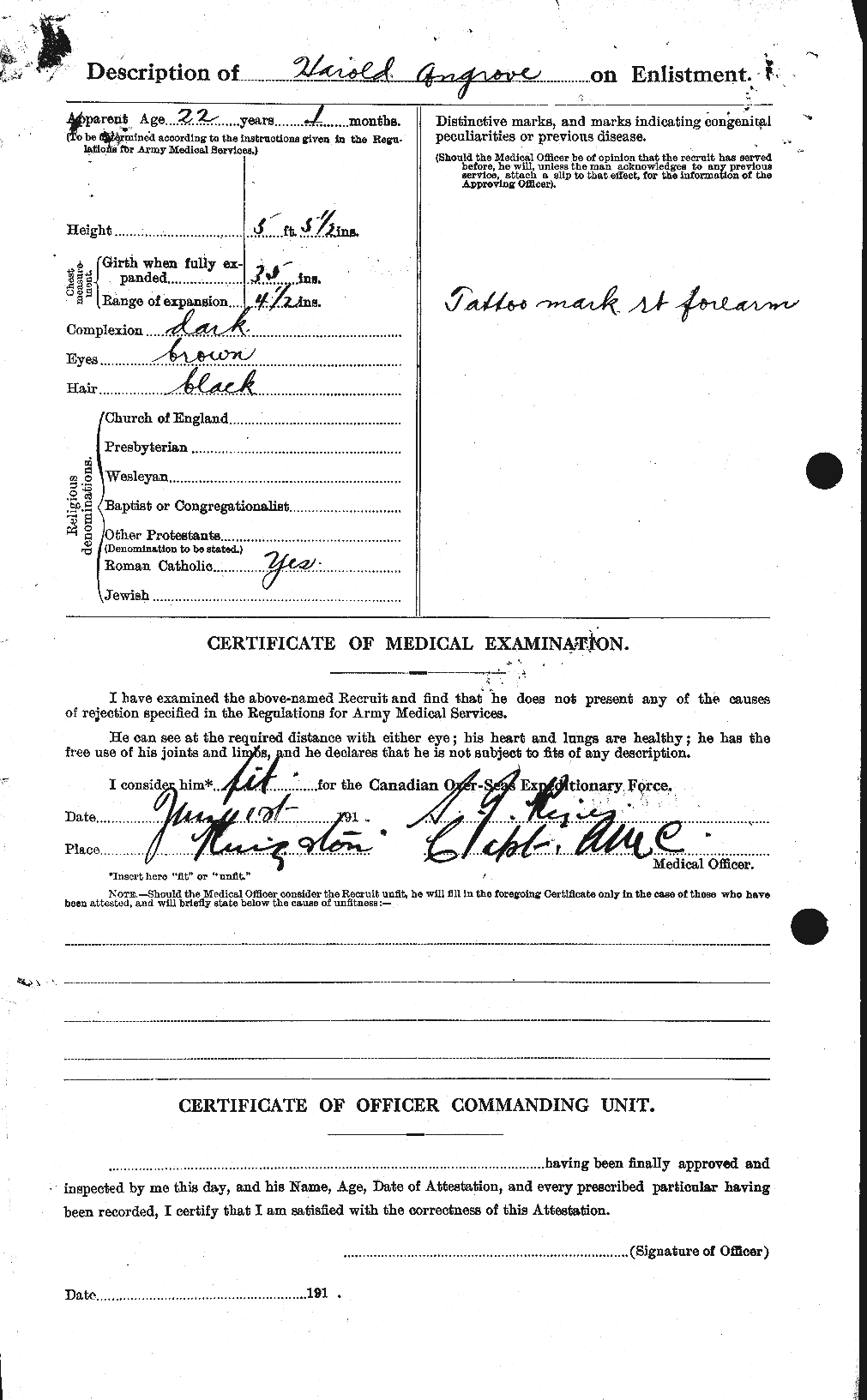 Personnel Records of the First World War - CEF 209129b
