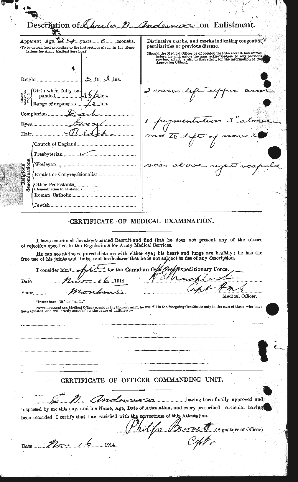Personnel Records of the First World War - CEF 209230b