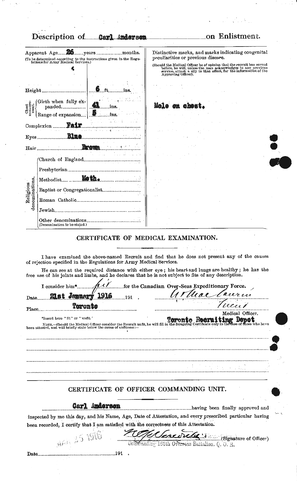 Personnel Records of the First World War - CEF 209291b