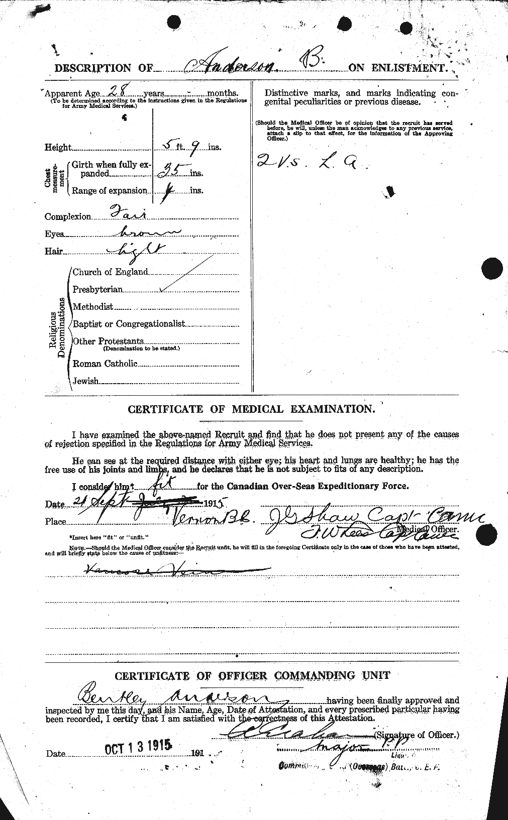 Personnel Records of the First World War - CEF 209319b
